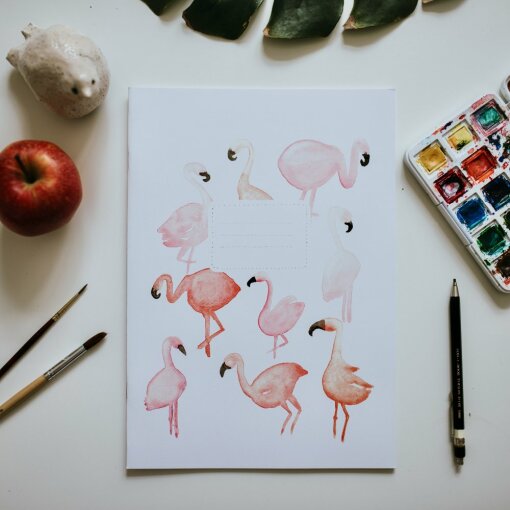 školní sešit linkovaný A5 č. 523